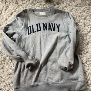 Grey Old Navy crewneck sweatshirt soft sweater size large
